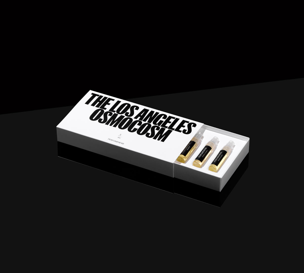 The Los Angeles Osmocosm Discovery Set open box and bottles.