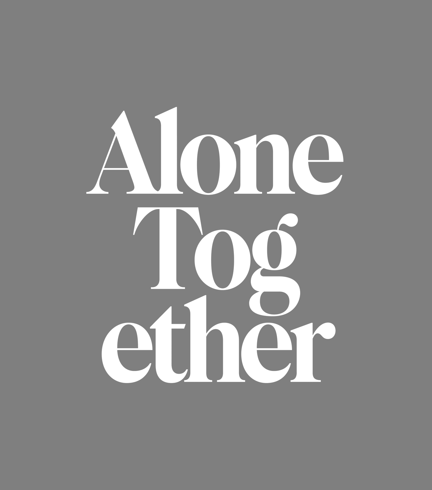 Alone Together by Perfumehead. Extrait de Parfum.